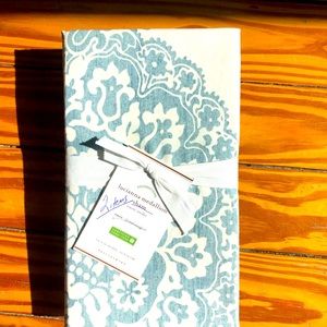 2 pottery barn lucianna medallion euro shams